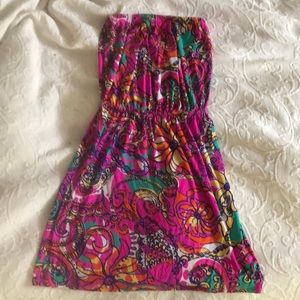 Like new Lily Pulitzer strapless summer dress